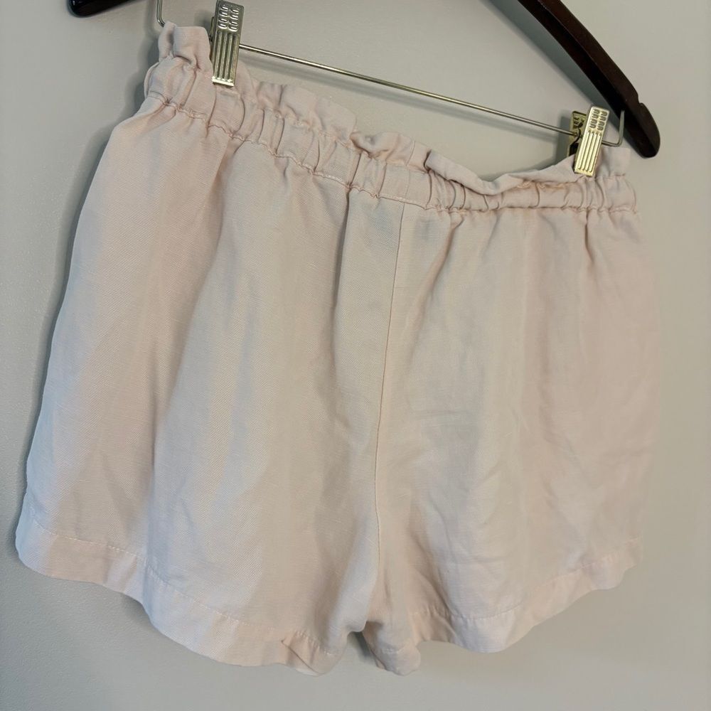 HATCH Maternity Cream Classy Casual Shorts Tencel Linen Women's 2 great preworn - Picture 11 of 11